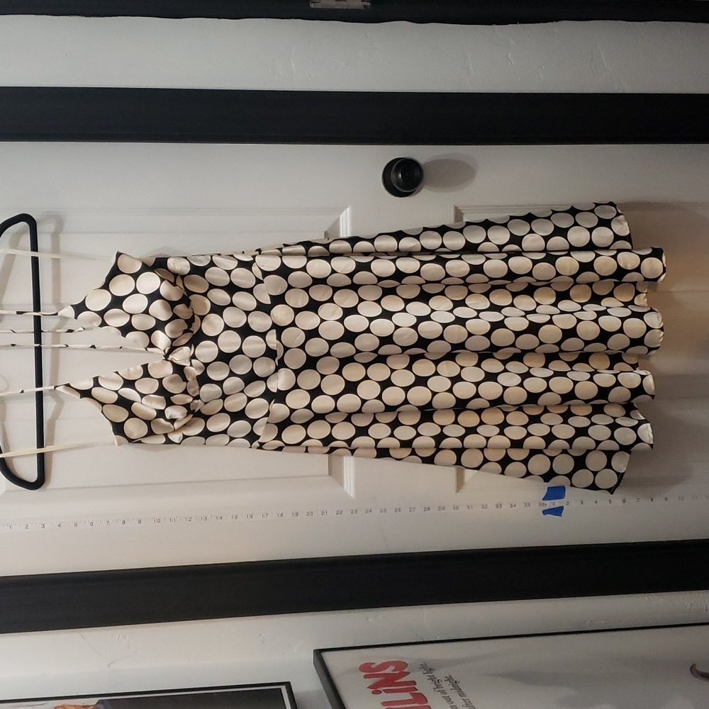 Vintage Charlotte Russe silky dot haulter "Marilyn Monroe" Dress sz 7/8